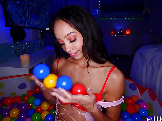 Alexis Tae - Sweet ebony POV fucked in a ball pit
