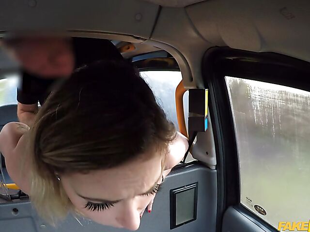 Taxi backseat fuck and rimming with slut in boots Red August