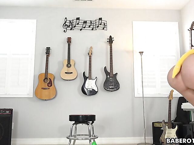 Big boobs dildo ride with playful Victoria June