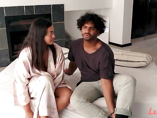 Iris & June - Exotic real couples sex video full of lust