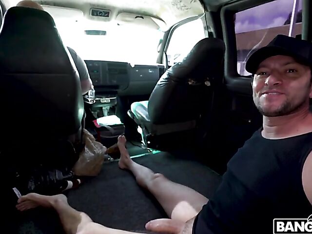 Big tits redhead slut Nala Brooks goes for a ride