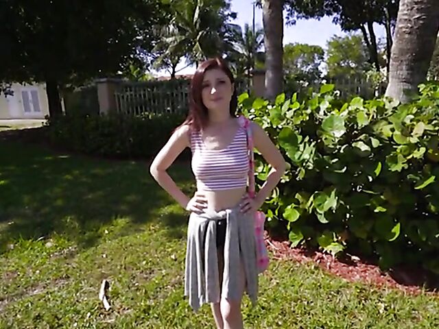 Van fuck scene by scene with Khloe Kapri, Brooke Beretta, Hailey Little and Mariah Banks