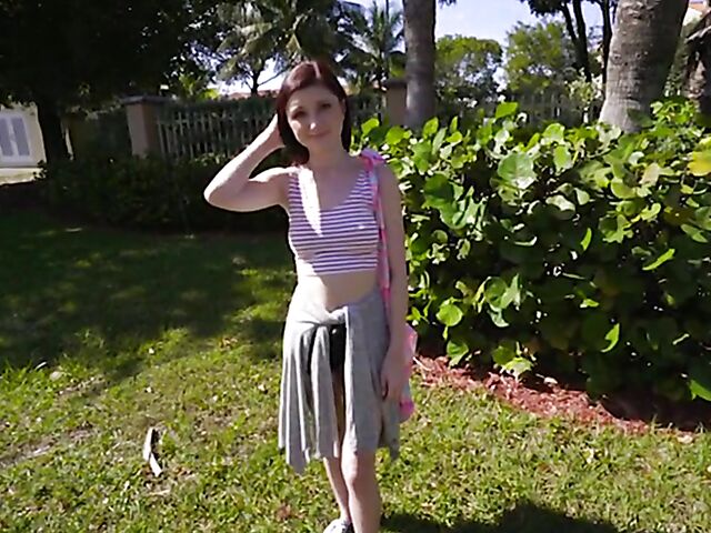 Van fuck scene by scene with Khloe Kapri, Brooke Beretta, Hailey Little and Mariah Banks