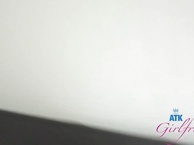 School skirt anal from your point of view with pigtailed Paris White