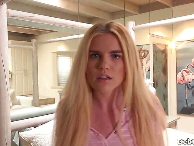 Nikki Sweet - Debt sex with a long-haired blonde POV 