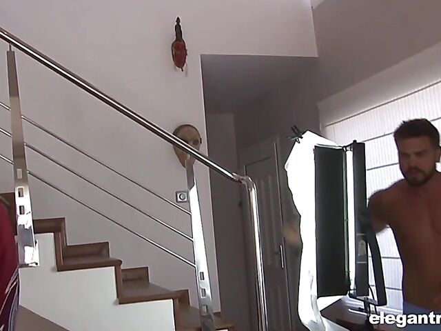 Kimber Delice - Moaning blonde anal fucked for the camera