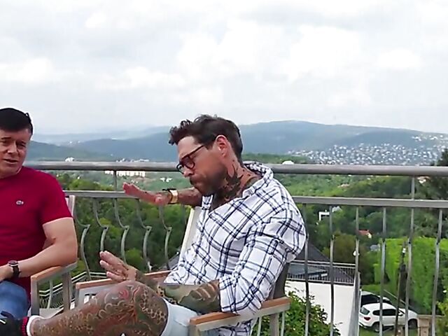 Stacy Cruz changes panties on the balcony and fucks POV