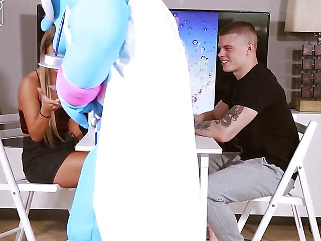 Brock Perry and Angelica Foster strip game