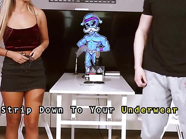 Brock Perry and Angelica Foster strip game