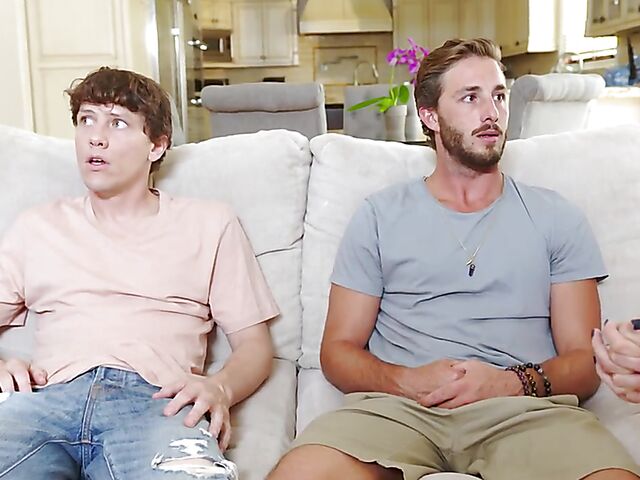 Kenzie Taylor & Olive Glass - Two milf foursome with stepsons 