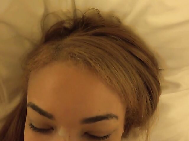 POV facial compilation with pretty ATK girls