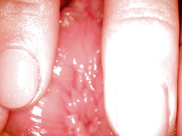 Close up pussy masturbation with wet Evangelina