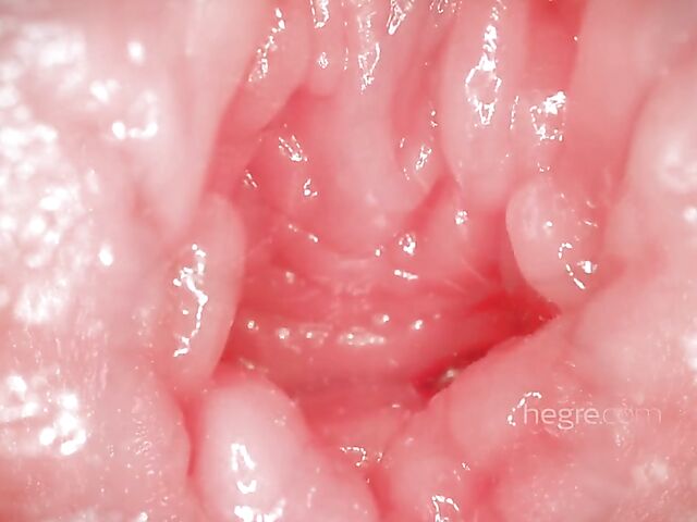 Close up pussy masturbation with wet Evangelina