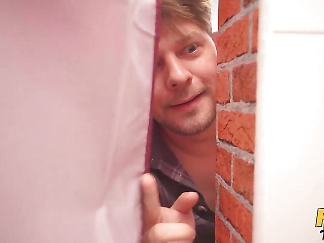 Dormitory sex with petite brunette Rebecca Volpetti and shower fuck with big tits redhead Isabella Lui