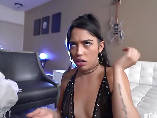 Latina teen POV with raven haired hottie Vanessa Sky