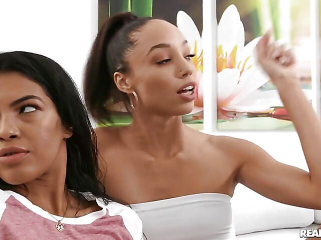 Charles Dera fucks the hell out of skinny ebony girl Alexis Tae