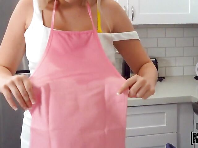 Thanksgiving kitchen sex in POV with Blake Blossom