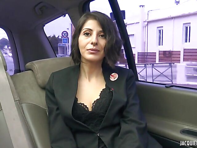French DP with tattooed petite woman Alya