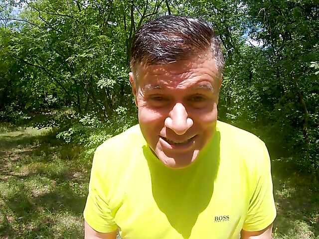 Outdoor sex in the forest with horny nudist Mia Rose