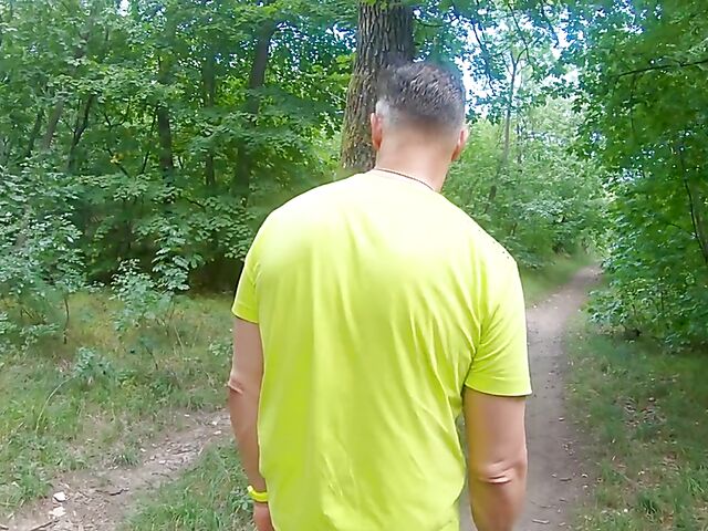 Outdoor sex in the forest with horny nudist Mia Rose