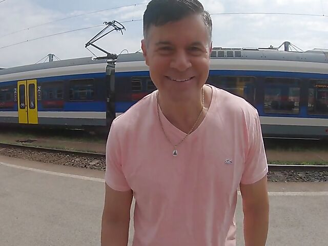 POV brunette Bella Angel is eager to impress Porno Dan