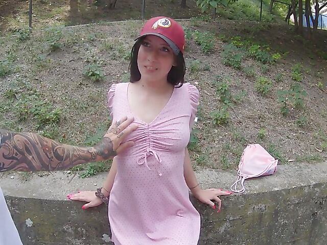 POV brunette Bella Angel is eager to impress Porno Dan