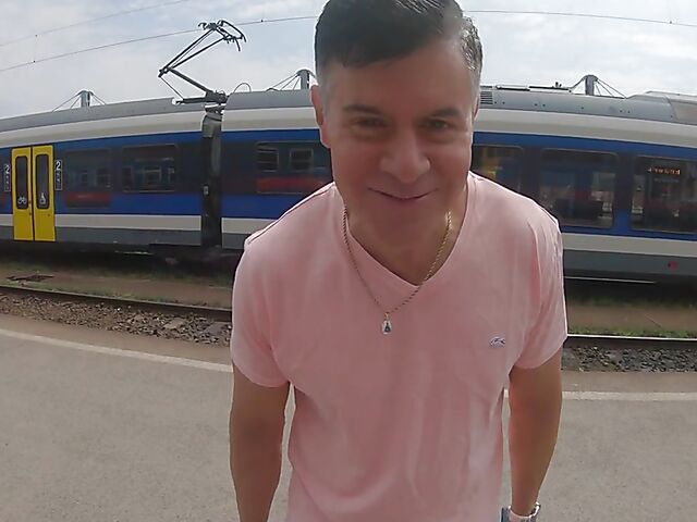 POV brunette Bella Angel is eager to impress Porno Dan