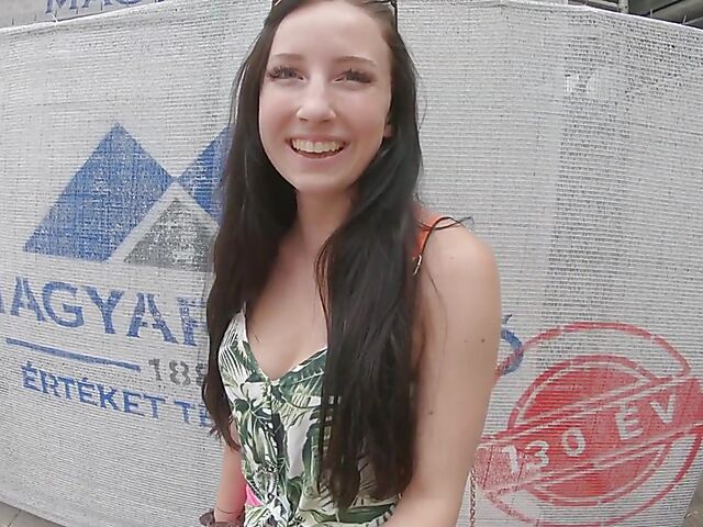 POV brunette Bella Angel is eager to impress Porno Dan