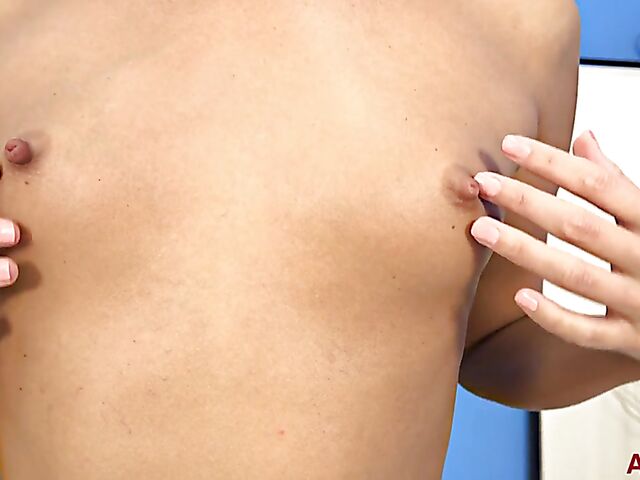 Skinny Asian MILF in lingerie Christy Love stripping and talking dirty