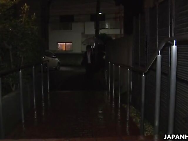 Saya Fujiwara - Japanese MILF and boy fuck with glasses on