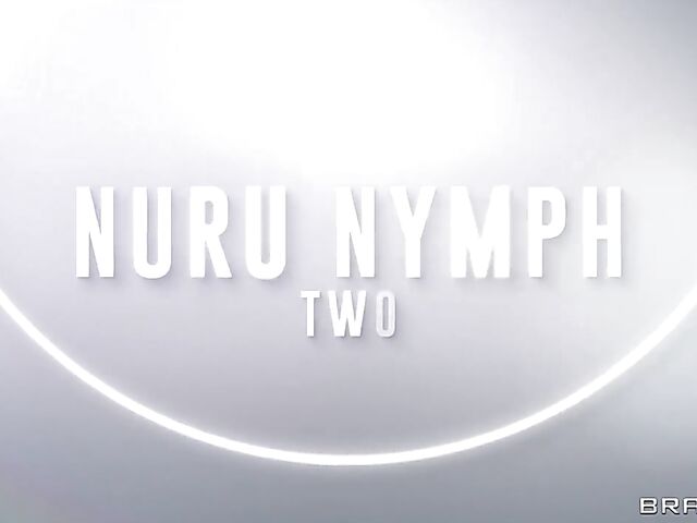 Busty Roxy Risingstar's oiled tits and pussy for Renato