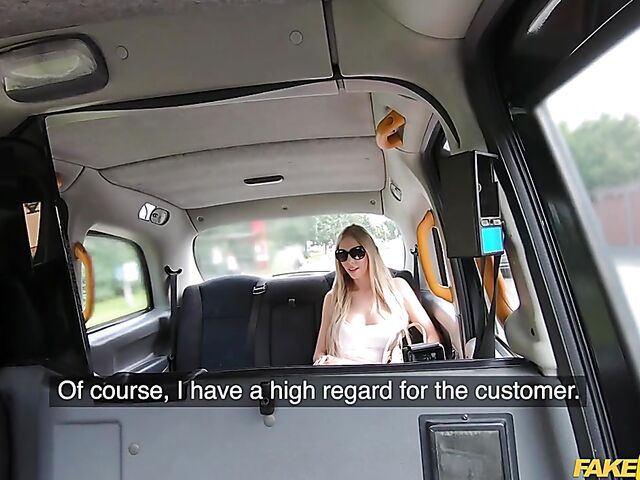 Big boobed Florane Russell's taxi fuck with a horny driver