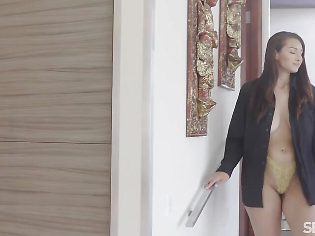 Lonely Bella Rolland's interracial sex dream