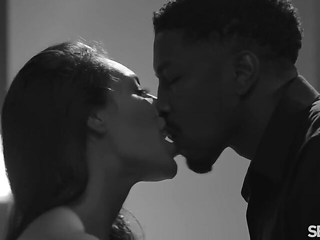 Lonely Bella Rolland's interracial sex dream