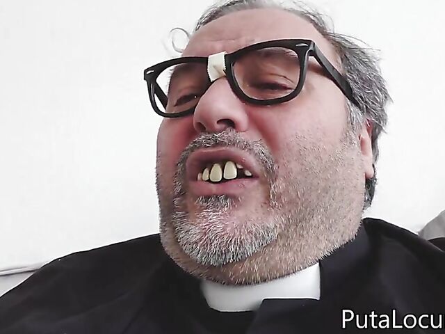 Busty ebony Tina Fire and Spanish priest Torbe interracial