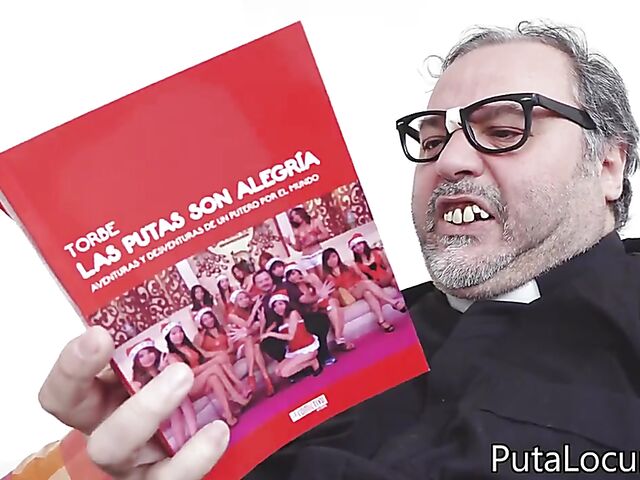 Busty ebony Tina Fire and Spanish priest Torbe interracial