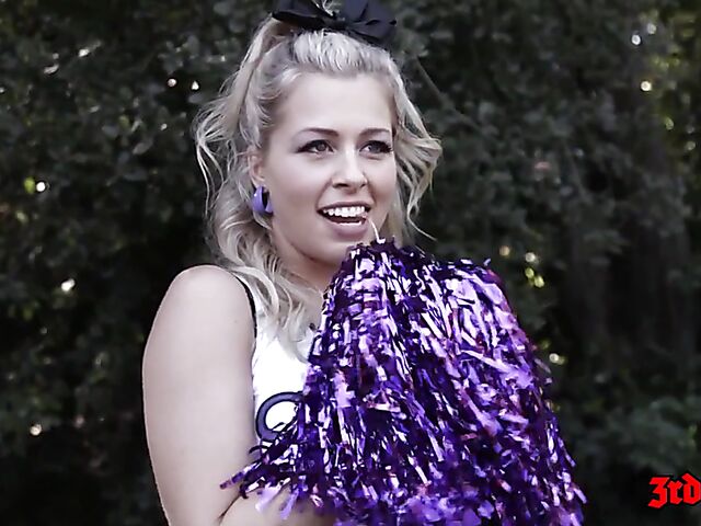 Interracial cheerleader compilation featuring Alexa Grace, Avi Love, Zoey Monroe and Summer Day