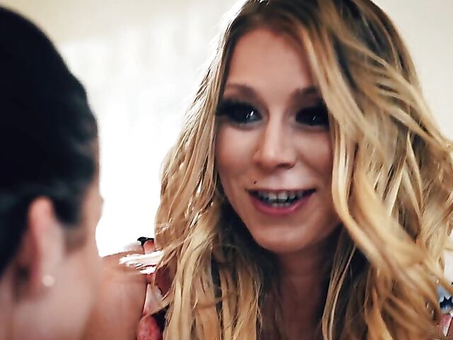 Naive Kylie Rocket and aunt Katie Morgan team up for a truly hot threesome