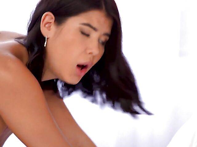 Lingerie fuck with irresistible brunette Lady Dee