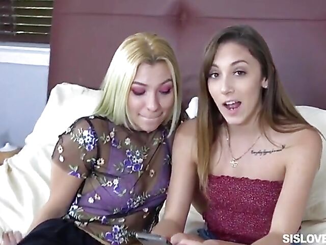 Two girls POV with horny best friends Sophia Sweet and Dani Blu
