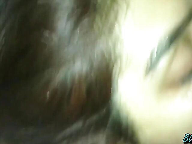 POV blowjob video of a pierced girlfriend sucking cock