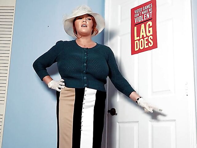 Annabelle Rogers - Huge tits mom JOI session with her dildo on Sunday