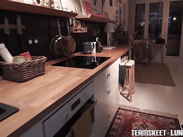 James' Asian girlfriend Luna X gets banged from behind in Budapest