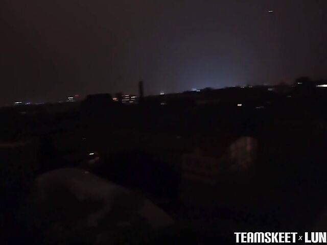 James' Asian girlfriend Luna X gets banged from behind in Budapest