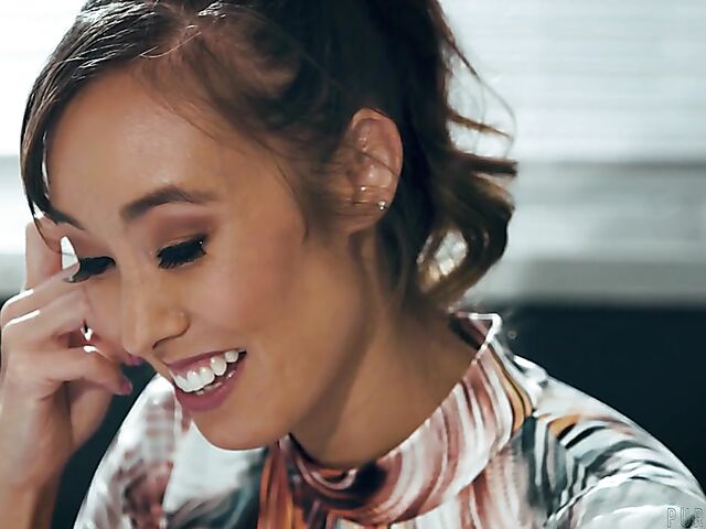 Desperate Asian MILF teacher Christy Love seduces her student into fucking her tight cunt