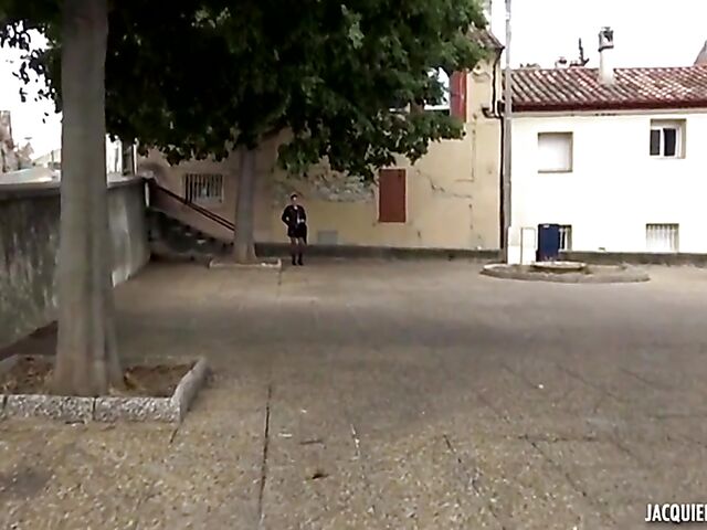 Short hair MILF DP in ripped pantyhose with Chana, 46