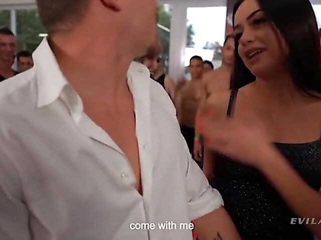 Rocco's biggest gangbang with 69 cocks for Malena and Martina Smeraldi