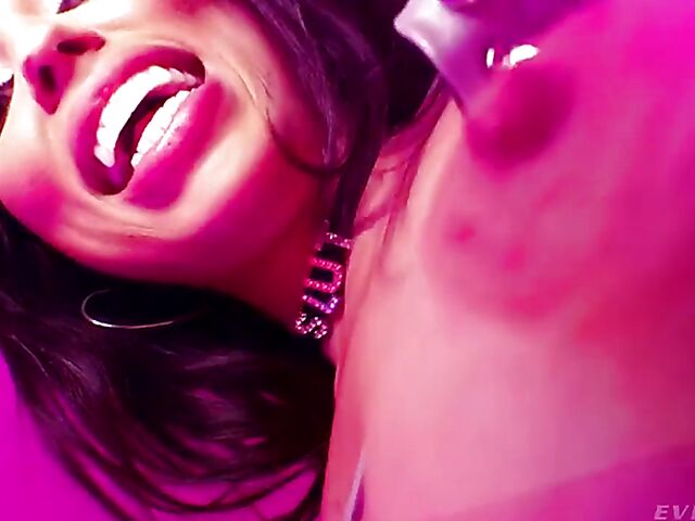 Rough interracial anal with petite slut Vanessa Sky