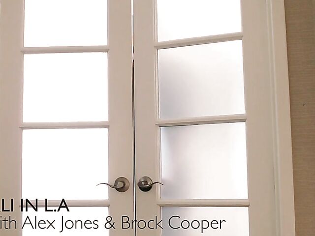 Charlotte Star's MMF threesome in LA with Alex Jones and Brock Cooper