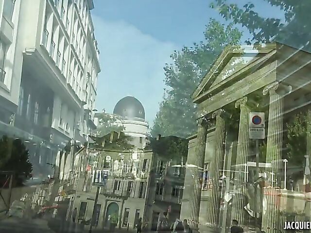 Slim French brunette in boots Analeya gets picked up and nailed in Perigueux